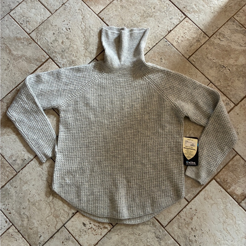 NWT Kuhl Sienna Turtleneck Waffle Knit Sweater